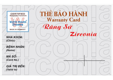 Thẻ Zirconia